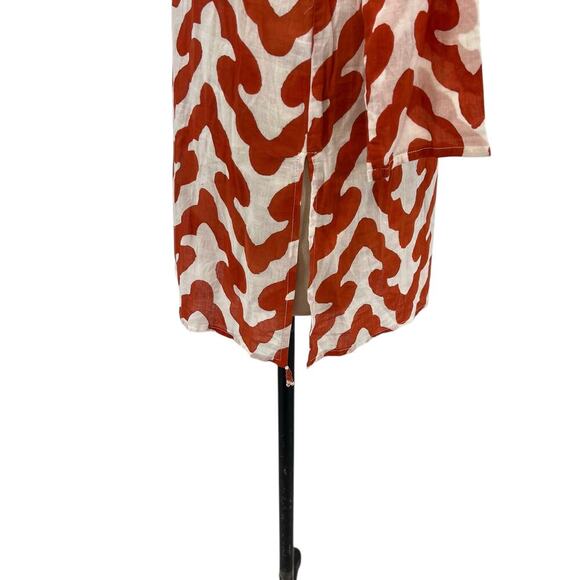 Roberta Roller Rabbit Gala‎ Kurta Tunic Persimmon Print Size XS - Picture 6 of 14